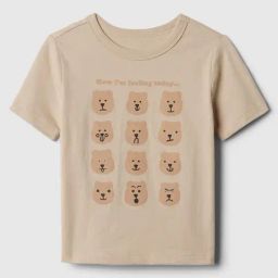 GAP Boys Brown Cotton Graphic T-Shirt-image-25
