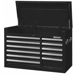 Westward Top Chest Powder Coated Black Light Duty, 32H840-image-99