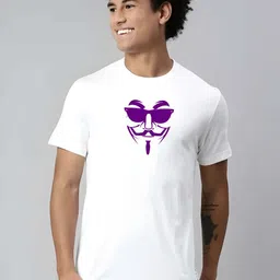 KAIDO Men Graphic Printed Round Neck Cotton T-shirt-picture-49