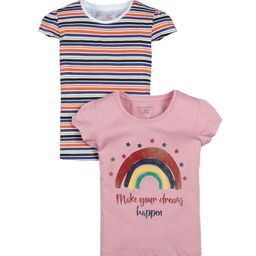 PLUM TREE Girls Pack of 2 Printed T-shirt-image-70