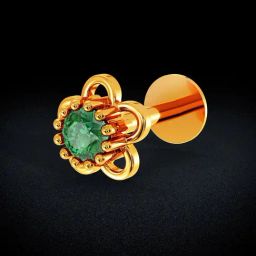 Joyalukkas 22k Blossomized Gold Nosepin for Women-picture-3