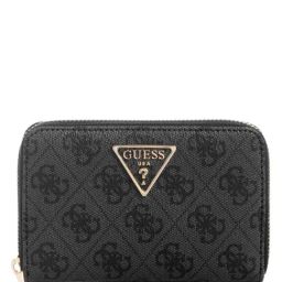 GUESS Coal Laurel Printed Zip Around Wallet-42
