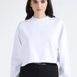 CALVIN KLEIN White Plain T-Shirt-picture-12