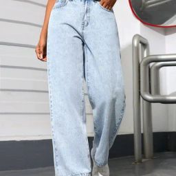 Kotty Blue Blended Straight Fit Jeans-image-14