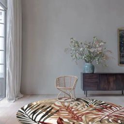 Ddecor Rugs Multicolor Blended Floral Rugs-picture-36