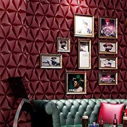Eurotex Red Non-Adhesive Wallpaper-46