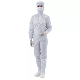 AS ONE Clean Suit All In One L Size and 26 cm Shoes Size White, 12110SW-image-45