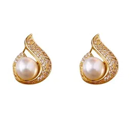 Inara Robes Gold-Plated Alloy Artificial Stones Earrings-picture-20