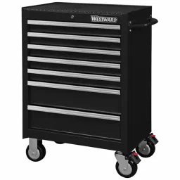 Westward Rolling Tool Cabinet Black Heavy Duty, 32H889-image-89
