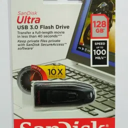 SanDisk 128 GB USB 3.0 Black Pen Drive, ‎SDCZ48-128G-I35-45