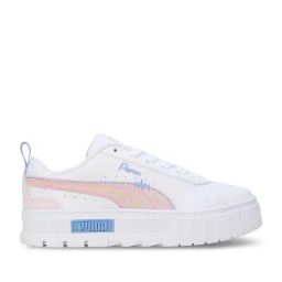 Puma Kids Mayze Sweater Weather White & Peach Casual Sneakers-image-55