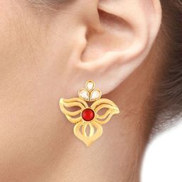ZIVOM Contemporary Studs Earrings-image-26