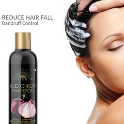 Desi Crew Set Of 4 DandruffControl Red Onion Shampoo - 100 ml Each image 3
