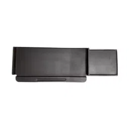 Implemental Keyboard Tray Channel with Mouse Pad Metal Black for Computer Desk, ‎A5669 image 2