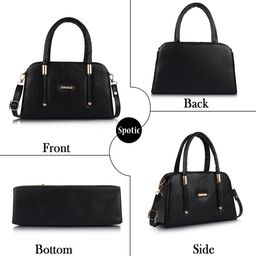 SPOTIC Structured Sling Bag with Quilted image 2