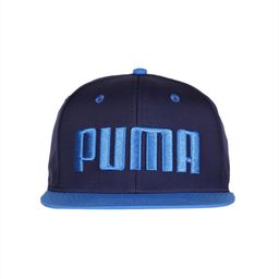 Puma Unisex Navy Blue Solid Flatbrim Snapback Cap-image-48