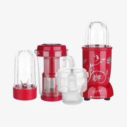 Wonderchef Nutri-Blend CKM 400W With 3 Jars Juicer Mixer Grinder (Red)-image-14
