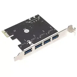 LOTA USB 3.0 PCIe Card 4-Port SuperSpeed 5 Gbps Data Transfer Rate for Desktop PC, MST-1469-LT-33