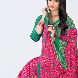 HARIOM FASHION Bandhani Ready to Wear Saree-picture-13