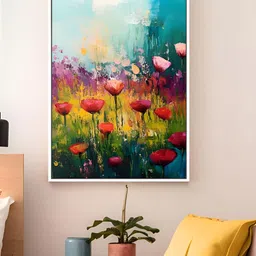Art Street Portrait Abstract Framed Canvas Wall Art painting Nature Floral Landscape-image-25