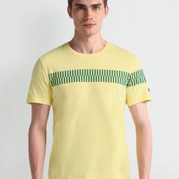 Arrow Sport Men Abstract Printed Round Neck Cotton T-Shirt-picture-6
