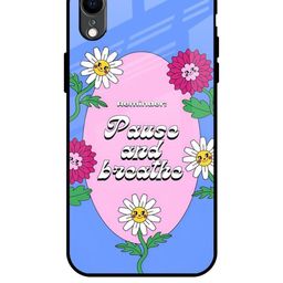 QRIOH Floral Printed iPhone XR Back Case Mobile Accessories-image-44