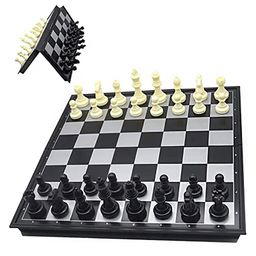 SYGA Magnetic Chess Board Game - Black And White-20