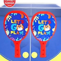 PlayNation Junior Plastic Racket Set - Red & Blue-image-64