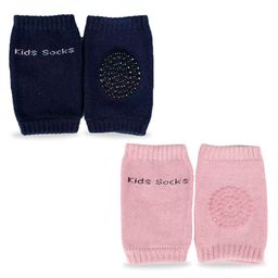 Chinmay Kids Knee Pads for Baby, Anti-Slip Padded Stretchable Elastic Cotton Soft Comfortable Baby Knee Pads Soft Mesh Breathable, Elbow Cushion Pad Pack of 2 Dark Blue, Pink-image-98