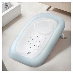 BAYBEE Frozy Baby Bath tub Seat for Babies | Portable Baby Bather with Anti Non Slip Edges & Suction Cup | Hanging Baby Shower Bath Seat- Blue-image-77