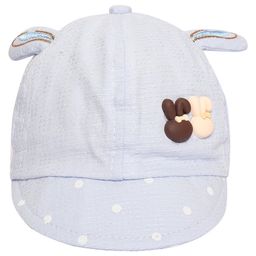 Kidofash Bunny Applique Detailed Cap - Blue-image-95