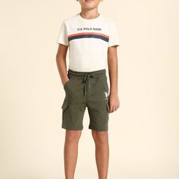 U.S. Polo Assn. Kids Boys Cargo Regular Fit Shorts-22