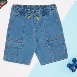 Pantaloons Junior Boys Mid-Rise Regular Fit Denim Shorts-image-73