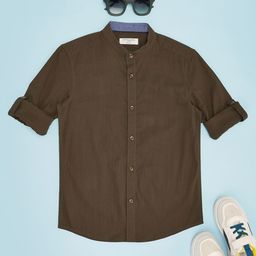 Pantaloons Junior Boys Opaque Casual Shirt-image-82
