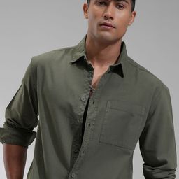 HIGHLANDER Men Comfort Opaque Casual Shirt-image-66