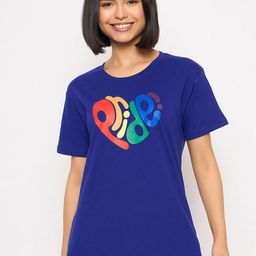 Clovia Printed Cotton Lounge T-Shirt-image-95