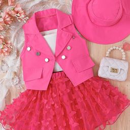 LULU & SKY Girls Top with Skirt-image-77