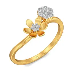 Joyalukkas 18k Yellow Gold & Diamond Ring for Women-picture-29