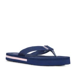 Bata Women's Blue Flip Flops-image-49