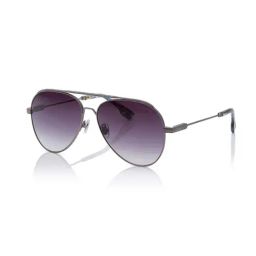Shisen Fox Grey Aviator Anti-Reflective unisex Sunglasses-39
