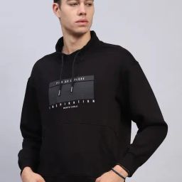 Monte Carlo Black Regular Printed Sweatshirt-image-70