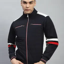 Monte Carlo Navy Blue Regular Fit Quilted Jacket-picture-47