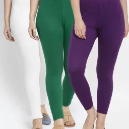 Gracit Multicolor Regular Fit Leggings-picture-37