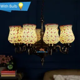 DecorativeRay White Aluminium Chandeliers - Set of 1-image-3