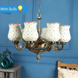 DecorativeRay White Aluminium Chandeliers - Set of 1-image-2