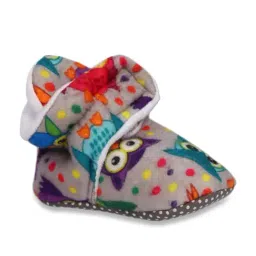 Tiny Bugs Kid's Grey Casual Booties-image-17