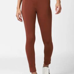 Forever 21 Brown Regular Fit Leggings-image-36