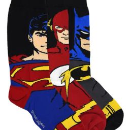 Balenzia Black Free Size Printed Socks - Pack of 3-image-97
