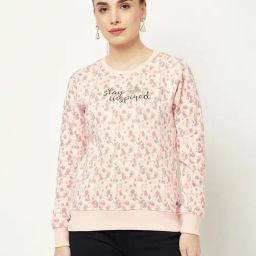 Crimsoune Club Pink Printed Sweatshirt-image-81