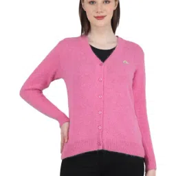 Monte Carlo Pink Textured Cardigan-image-88